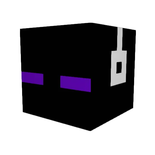 peaceluvtaco Minecraft avatar head, 3D render