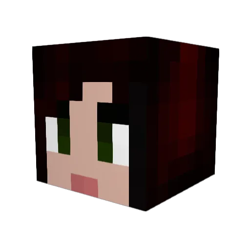 peach_cake Minecraft avatar head, 3D render