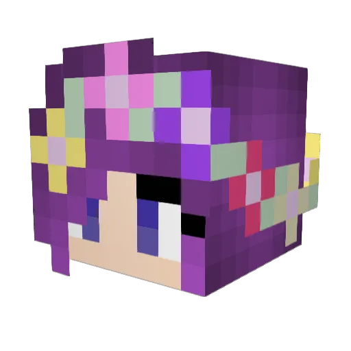 peachey12345 Minecraft avatar head, 3D render