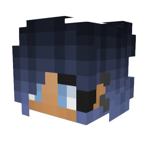 peachsters12 Minecraft avatar head, 3D render