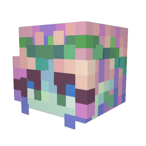 peachy343 Minecraft avatar head, 3D render