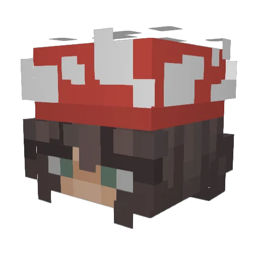 peachykay17 Minecraft avatar head, 3D render