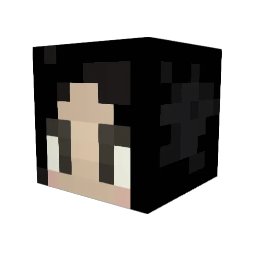 peachypatch Minecraft avatar head, 3D render
