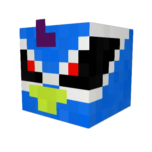 peacow55 Minecraft avatar head, 3D render