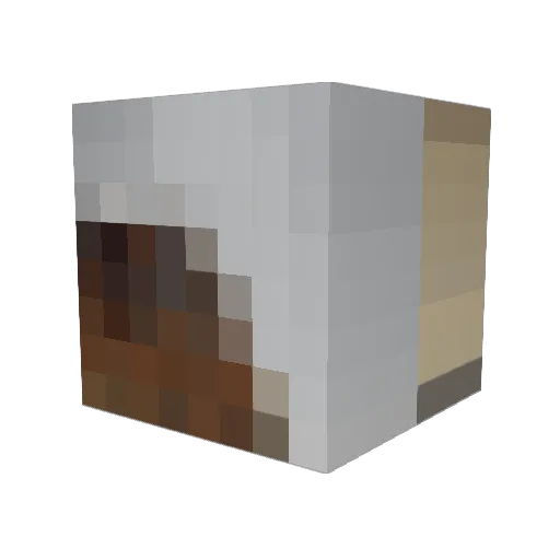 peak26 Minecraft avatar head, 3D render