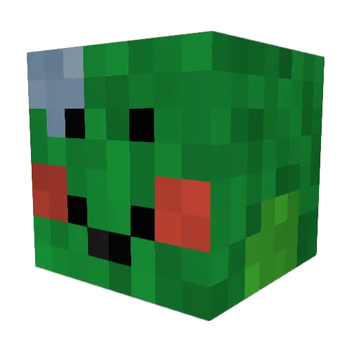 peakh0 Minecraft avatar head, 3D render