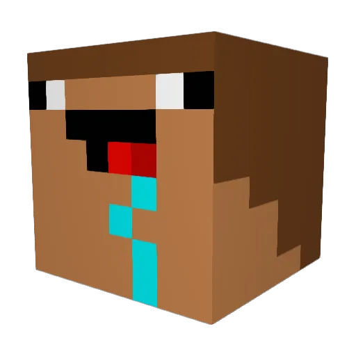 peaklander69 Minecraft avatar head, 3D render
