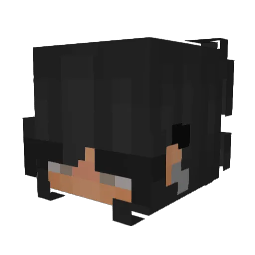 peanut090 Minecraft avatar head, 3D render