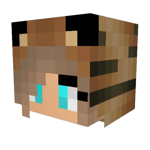 peanut0910 Minecraft avatar head, 3D render