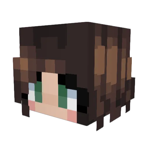 peanutButter510 Minecraft avatar head, 3D render
