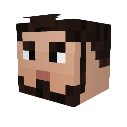 peanut_brain1124 Minecraft avatar head, 3D render