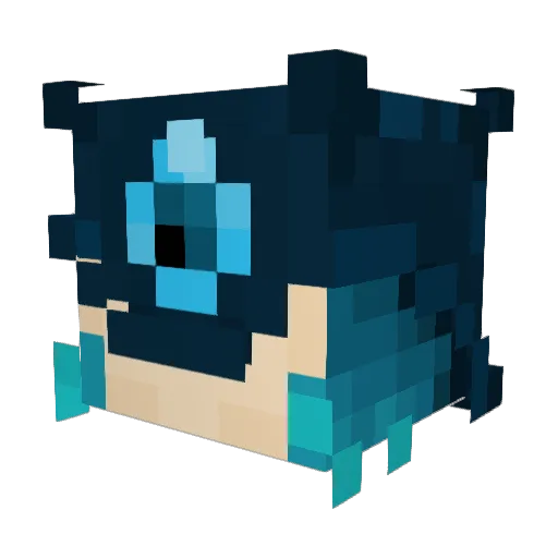 peanut_champion Minecraft avatar head, 3D render