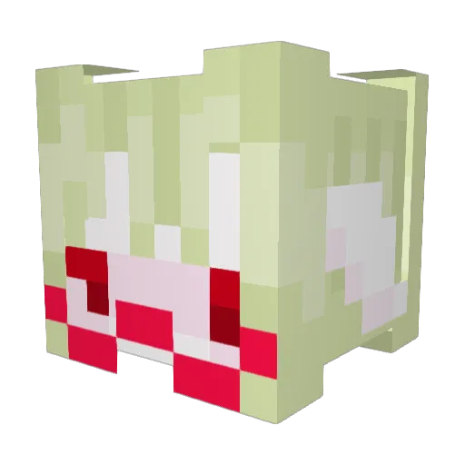 peanutcrisp9 Minecraft avatar head, 3D render