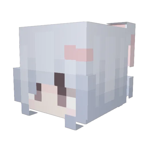 peanuthead7861 Minecraft avatar head, 3D render