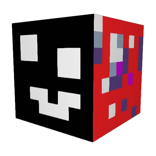 peanutpeelr Minecraft avatar head, 3D render
