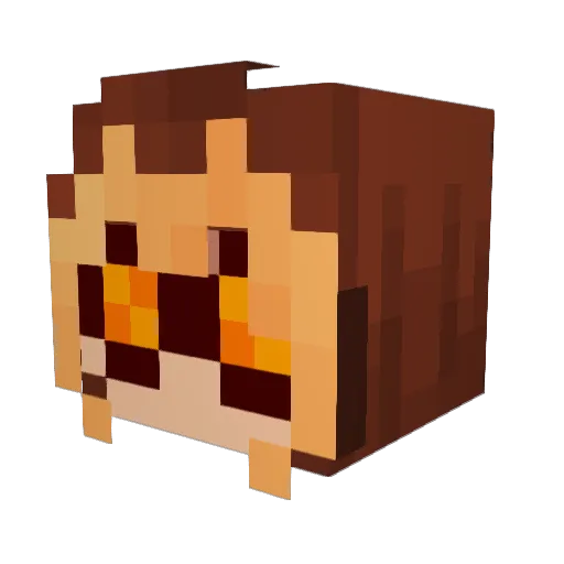 pearallax Minecraft avatar head, 3D render