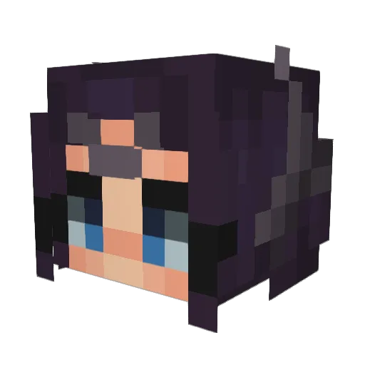 pearpearr Minecraft avatar head, 3D render