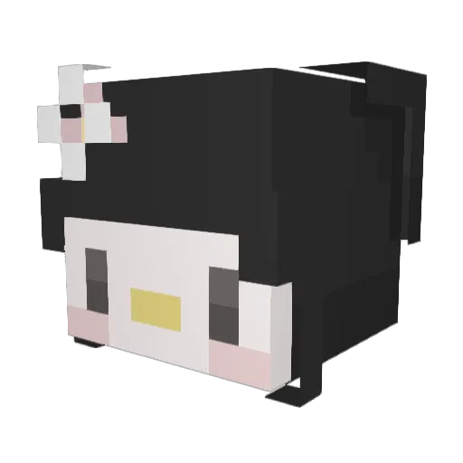 pearsika Minecraft avatar head, 3D render