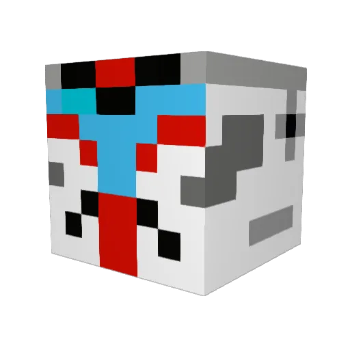 peashooter324 Minecraft avatar head, 3D render