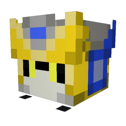 peaskiki Minecraft avatar head, 3D render