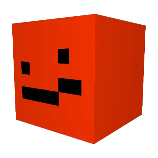 pebasgamer Minecraft avatar head, 3D render