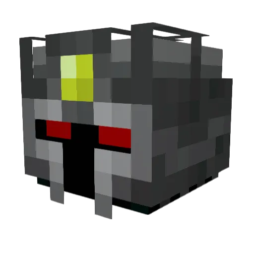 peby23 Minecraft avatar head, 3D render