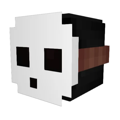 pec99z Minecraft avatar head, 3D render