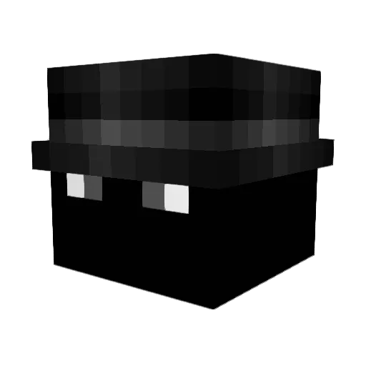 pecanha Minecraft avatar head, 3D render