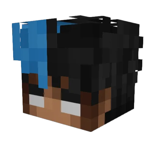 pechenla2281 Minecraft avatar head, 3D render