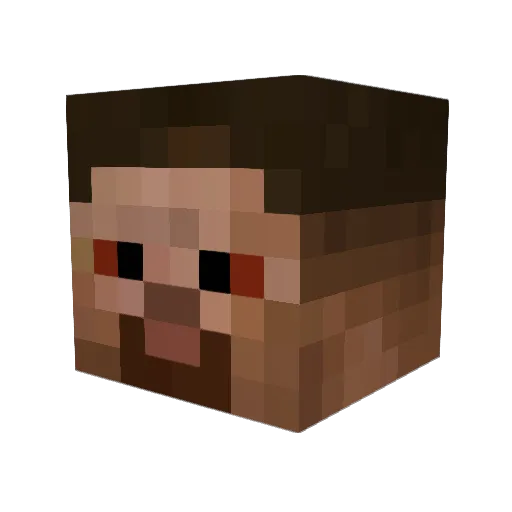 peckhaam Minecraft avatar head, 3D render