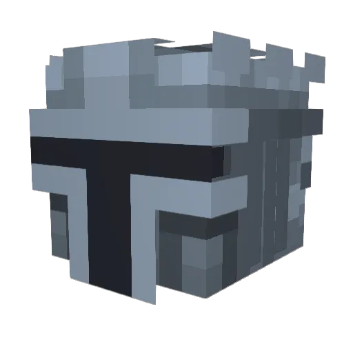 peckoom Minecraft avatar head, 3D render