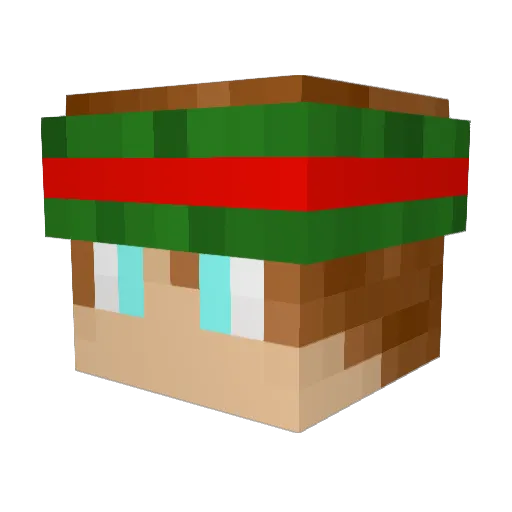 ped0Panda_ Minecraft avatar head, 3D render
