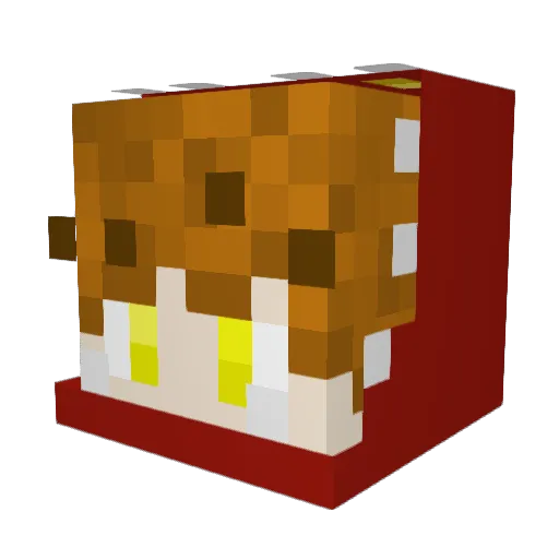 ped5527 Minecraft avatar head, 3D render