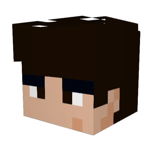 peda876 Minecraft avatar head, 3D render