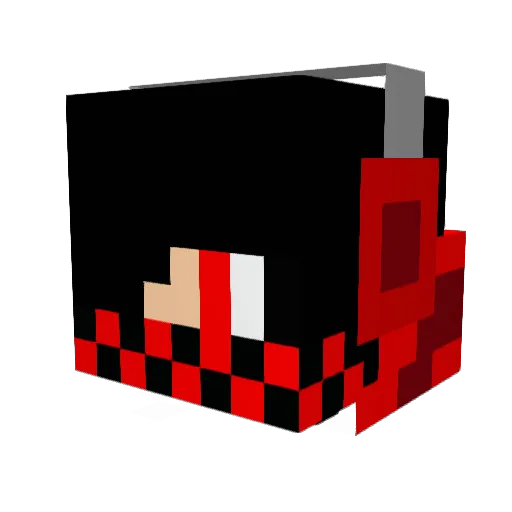 peddmaster Minecraft avatar head, 3D render