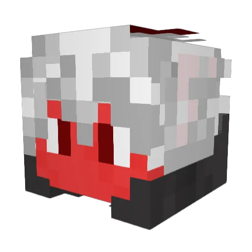 pedrOU2077 Minecraft avatar head, 3D render