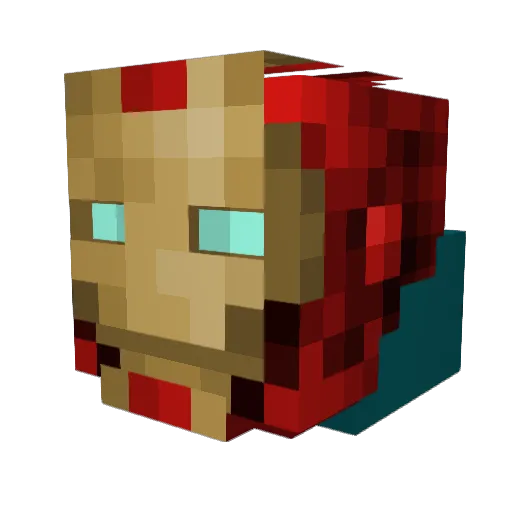 pedrelas Minecraft avatar head, 3D render