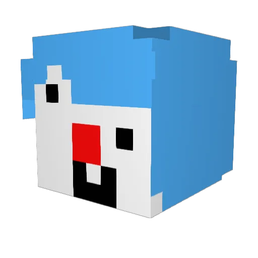 pedrin0607 Minecraft avatar head, 3D render