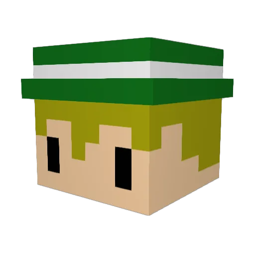 pedrinho_lindao Minecraft avatar head, 3D render
