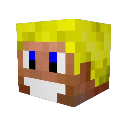 pedro2911 Minecraft avatar head, 3D render