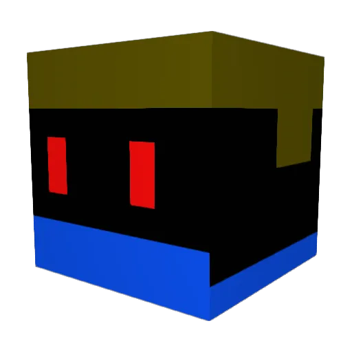 pedro3ro Minecraft avatar head, 3D render