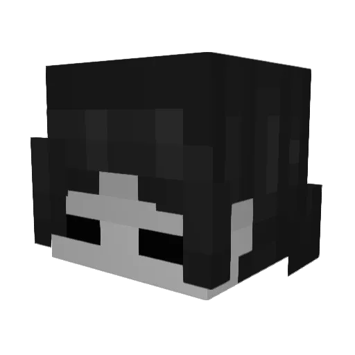 pedroXxXXx Minecraft avatar head, 3D render