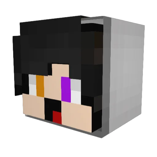 pedro_locos_obsd Minecraft avatar head, 3D render