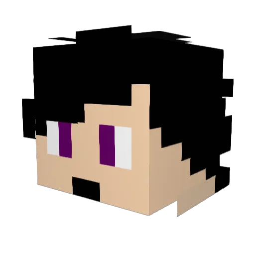 pedrodragon14 Minecraft avatar head, 3D render