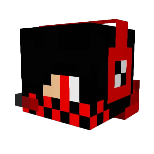 pedroha12 Minecraft avatar head, 3D render