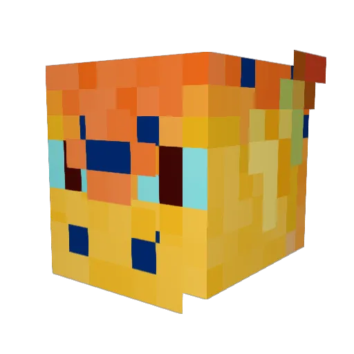 pedroiscool88 Minecraft avatar head, 3D render