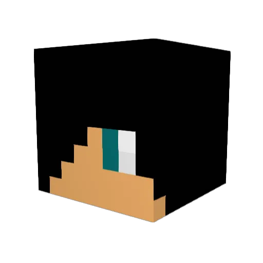 pedrombot15 Minecraft avatar head, 3D render
