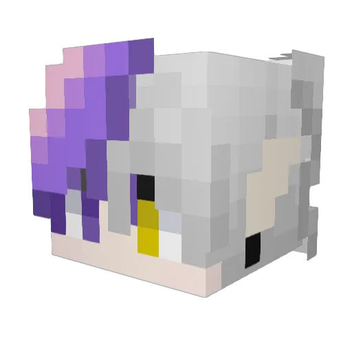 pedrophaj Minecraft avatar head, 3D render