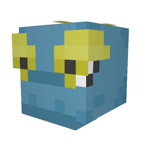 pedrosin_14 Minecraft avatar head, 3D render