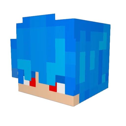 pedrouvax2051 Minecraft avatar head, 3D render